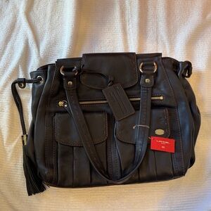 LANCEL leather handbag NWT